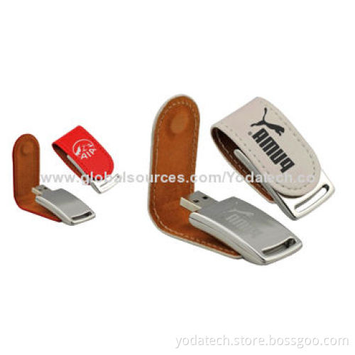 Leather Customized Flash Drives
